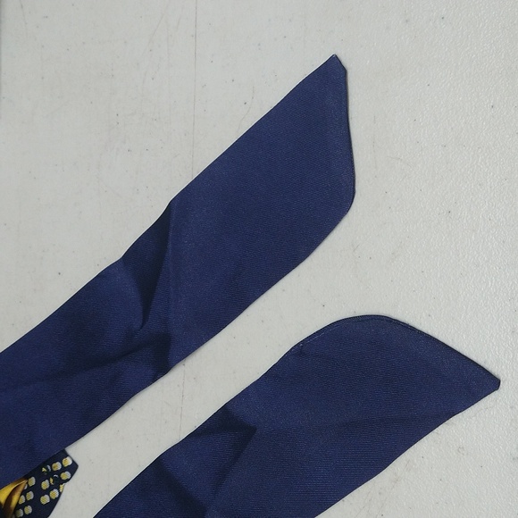 NEW! Sassy Jones Printed Wrap Topper Robe with Belt, Yellow & Blue - Picture 11 of 16